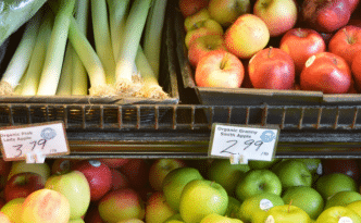 Supermarkt Gemüseregal